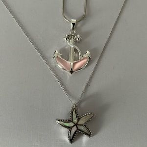 ⚓️ Lot of 2 nautical themed necklaces ⚓️